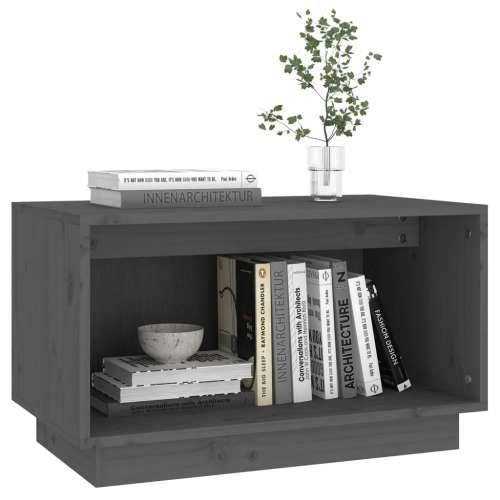 TV ormarić sivi 60 x 35 x 35 cm od masivne borovine - Siva 1 Cijena