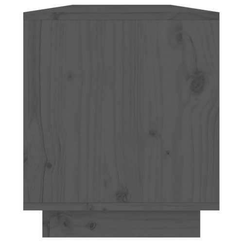 TV ormarić sivi 110,5 x 34 x 40 cm od masivne borovine Cijena