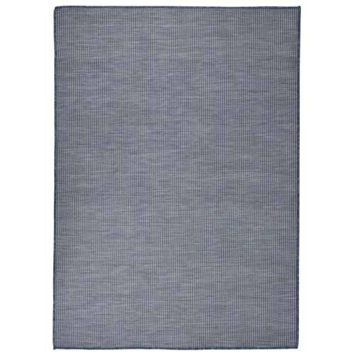 Vanjski tepih ravnog tkanja 200 x 280 cm plavi Cijena