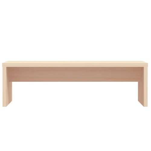 Stalak za monitor 50 x 27 x 15 cm od masivne borovine - Prirodna 1 Cijena