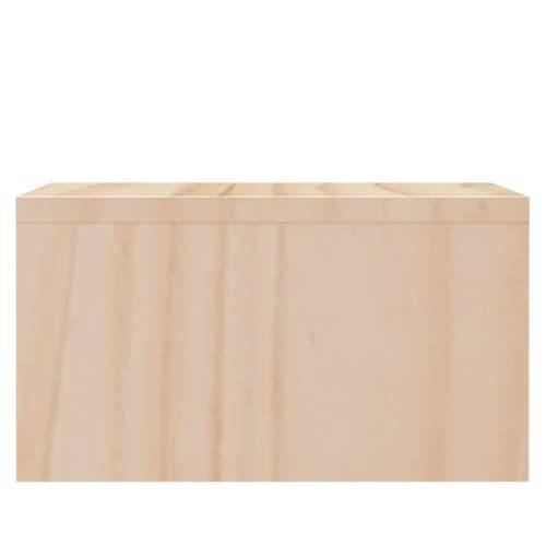Stalak za monitor 50 x 27 x 15 cm od masivne borovine - Prirodna 1 Cijena