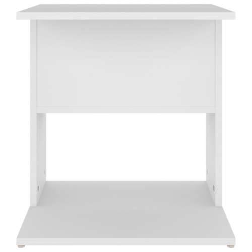 Bočni stolić bijeli 45 x 45 x 48 cm od iverice Cijena
