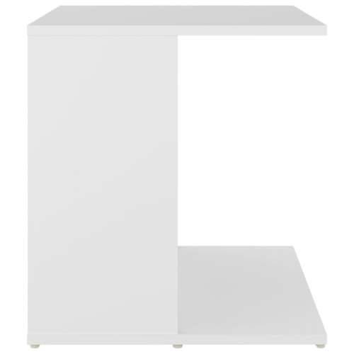 Bočni stolić bijeli 45 x 45 x 48 cm od iverice Cijena