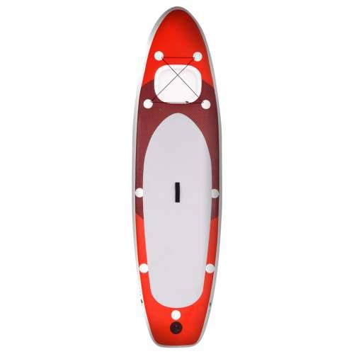 Set daske za veslanje stojeći na napuhavanje crveni 330x76x10cm Cijena
