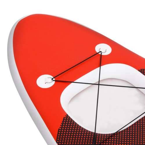 Set daske na napuhavanje za veslanje stojeći crveni 360x81x10cm Cijena
