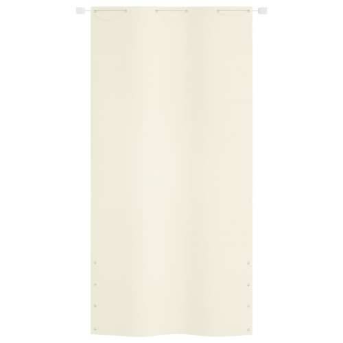 Balkonski zastor krem 120 x 240 cm od tkanine Oxford Cijena