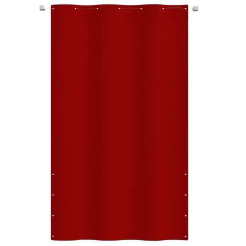 Balkonski zastor crveni 140 x 240 cm od tkanine Oxford Cijena