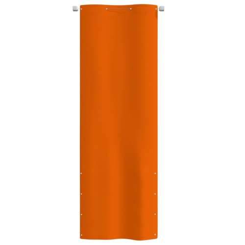 Balkonski zastor narančasti 80 x 240 cm od tkanine Oxford Cijena