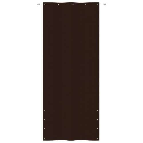 Balkonski zastor smeđi 100 x 240 cm od tkanine Oxford Cijena