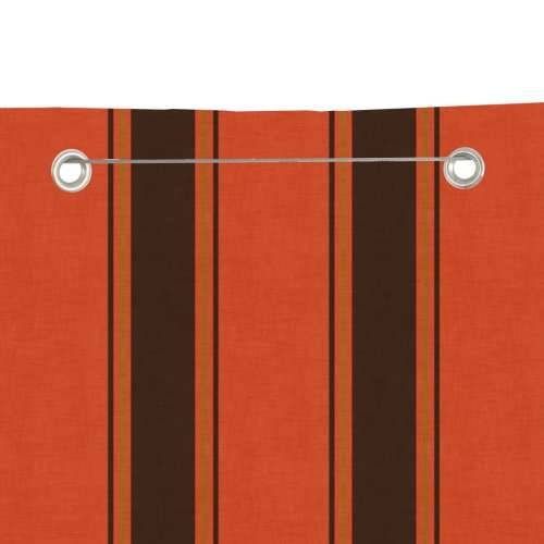 Balkonski zastor narančasto-smeđi 80 x 240 cm od tkanine Oxford Cijena