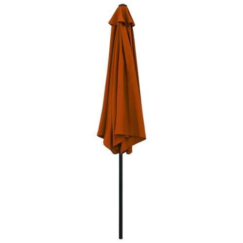 Vrtni suncobran s metalnim stupom 300 cm terakota - Terakota 1 Cijena