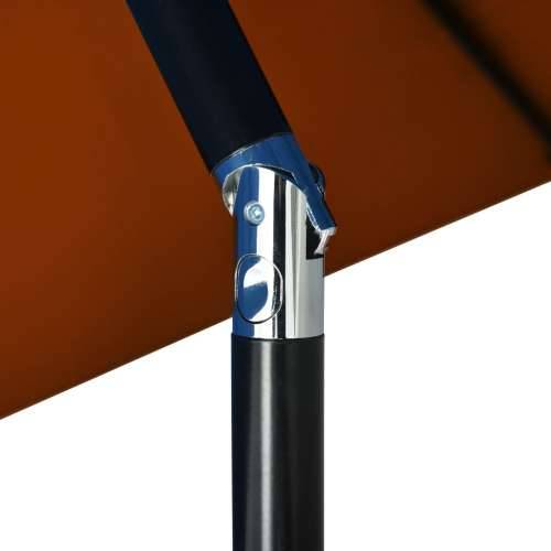 Vrtni suncobran s metalnim stupom 300 cm terakota - Terakota 1 Cijena