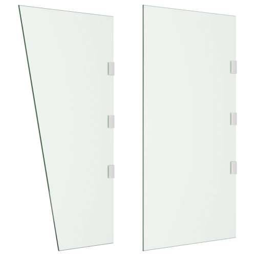 2-dijelne bočne ploče za vrata od prozirnog kaljenog stakla Cijena