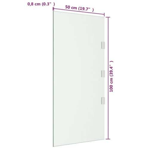 2-dijelne bočne ploče za vrata od prozirnog kaljenog stakla Cijena