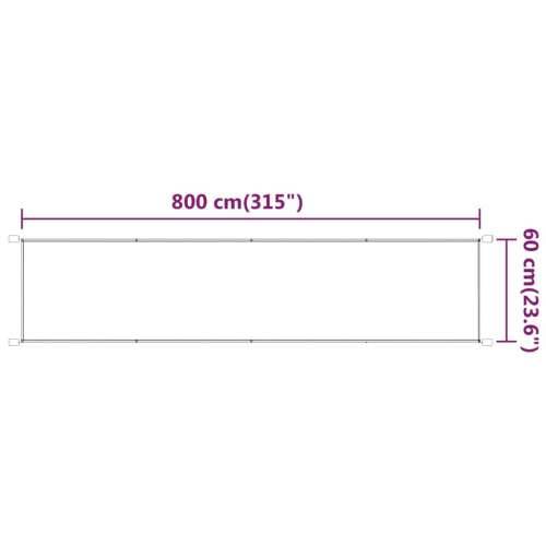 Okomita tenda svjetlozelena 60 x 800 cm od tkanine Oxford Cijena