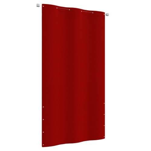 Balkonski zastor crveni 120 x 240 cm od tkanine Oxford Cijena