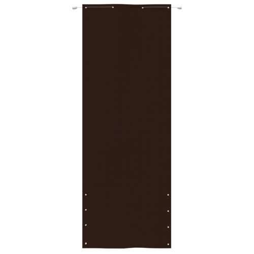 Balkonski zastor smeđi 80 x 240 cm od tkanine Oxford Cijena