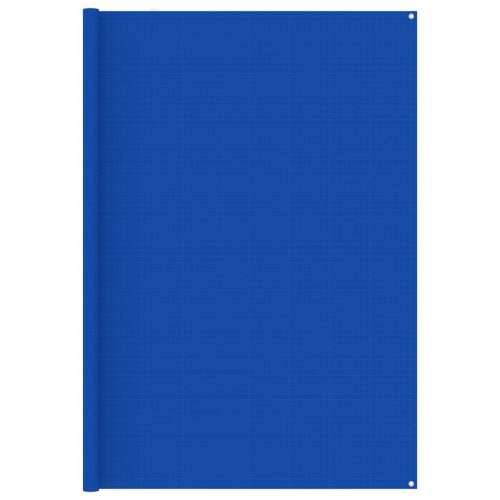 Tepih za šator 250 x 600 cm plavi HDPE