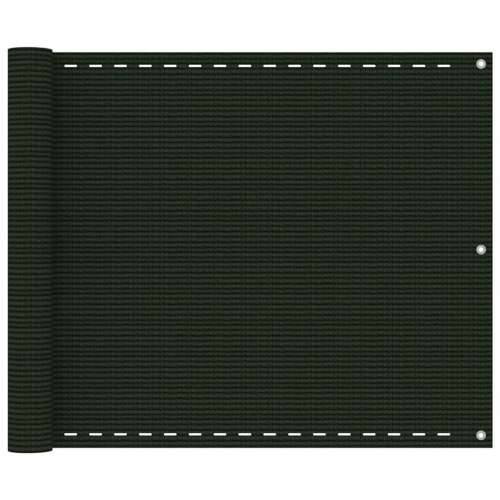 Balkonski zastor tamnozeleni 75 x 300 cm HDPE - Tamnozelena 75 x 300 cm 1 Cijena