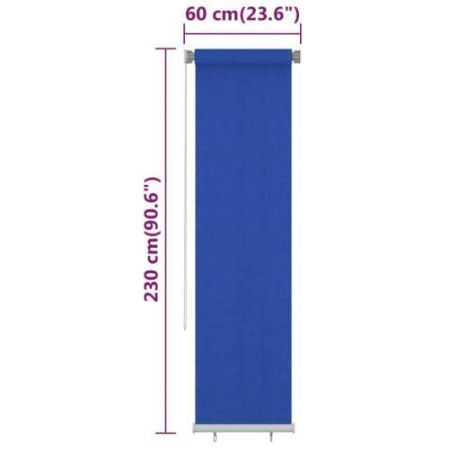 Vanjska roleta za zamračivanje 60 x 230 cm plava HDPE Cijena
