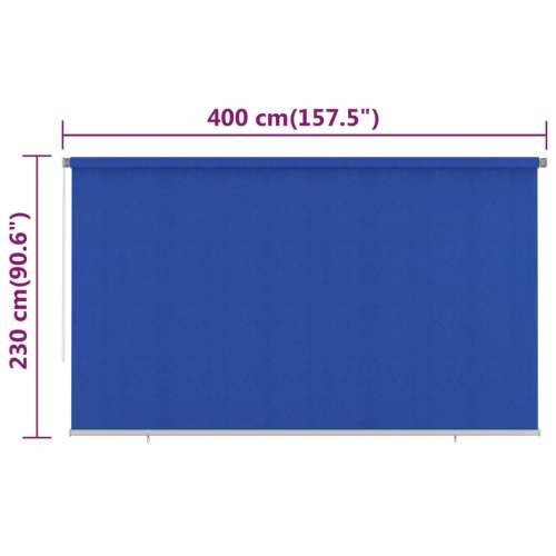 Vanjska roleta za zamračivanje 400 x 230 cm plava HDPE Cijena