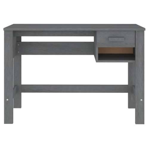 Radni stol tamnosivi 110 x 40 x 75 cm od masivne borovine Cijena