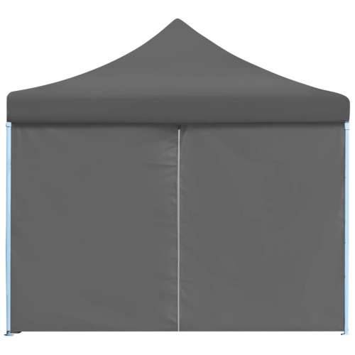 Sklopivi šator za zabave s 8 bočnih zidova 3 x 9 m antracit Cijena