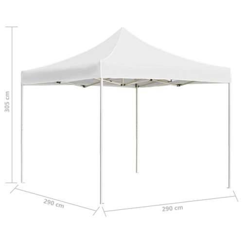 Profesionalni sklopivi šator za zabave 3 x 3 m bijeli Cijena