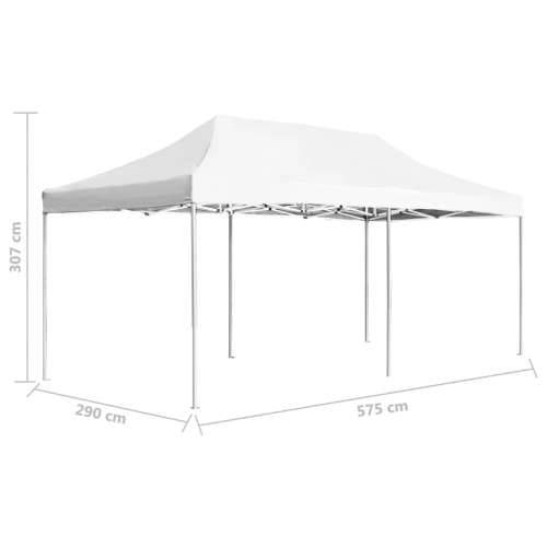 Profesionalni sklopivi šator za zabave 6 x 3 m bijeli Cijena