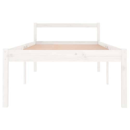 Okvir za krevet bijeli od borovine 90x190 cm 3FT jednokrevetni Cijena