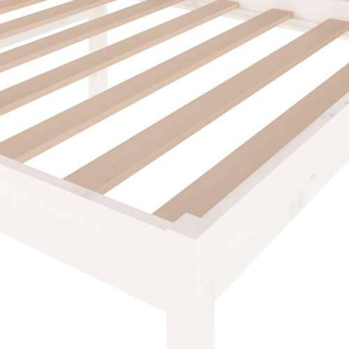 Okvir za krevet bijeli od borovine 90x190 cm 3FT jednokrevetni Cijena