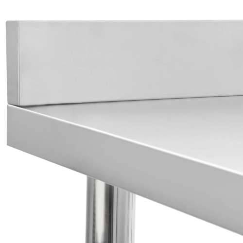Kuhinjski radni stol 60 x 60 x 93 cm od nehrđajućeg čelika Cijena