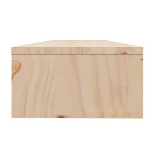 Stalak za monitor 100 x 24 x 13 cm od masivne borovine - Prirodna 1 Cijena