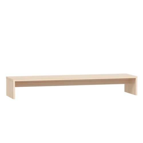 Stalak za monitor 100 x 27 x 15 cm od masivne borovine - Prirodna 1 Cijena