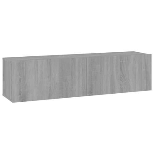 Zidni TV ormarić hrast sonoma 120x30x30 cm konstruirano drvo - Sivi hrast sonoma 1 120 cm Cijena