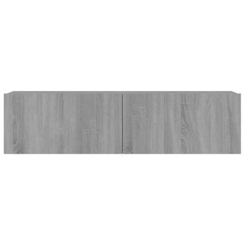 Zidni TV ormarić hrast sonoma 120x30x30 cm konstruirano drvo - Sivi hrast sonoma 1 120 cm Cijena