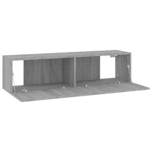 Zidni TV ormarić hrast sonoma 120x30x30 cm konstruirano drvo - Sivi hrast sonoma 1 120 cm Cijena