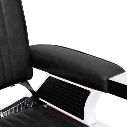 Brijačka stolica od umjetne kože crna 68 x 69 x 116 cm Cijena