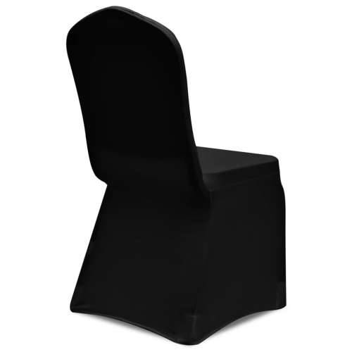 Rastezljiva presvlaka za stolicu, crna, 50 kom Cijena