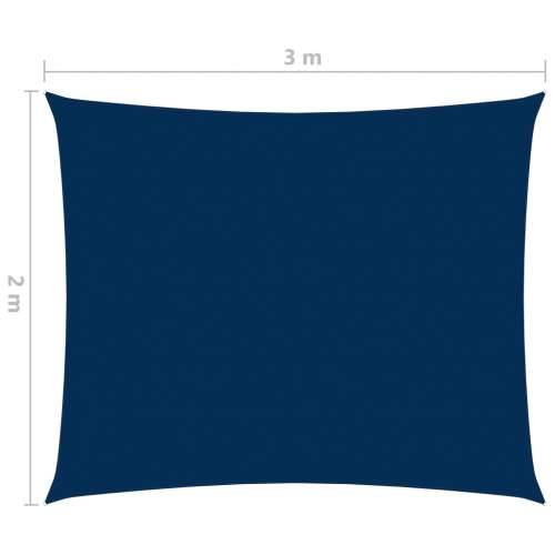 Jedro za zaštitu od sunca od tkanine Oxford pravokutno 2 x 3 m plavo - Plava 2 x 3 m 1 Cijena