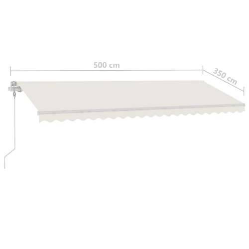 Samostojeća automatska tenda 500 x 350 cm krem - Krema 500 x 350 cm 1 Cijena