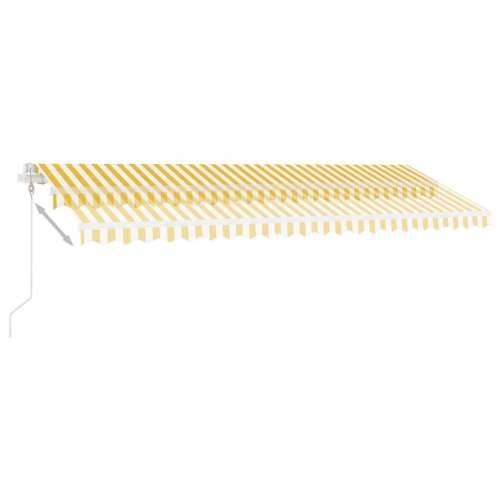 Samostojeća automatska tenda 500 x 350 cm žuto-bijela - Žuta i bijela 500 x 350 cm 1 Cijena
