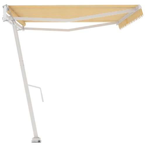 Samostojeća automatska tenda 500 x 350 cm žuto-bijela - Žuta i bijela 500 x 350 cm 1 Cijena