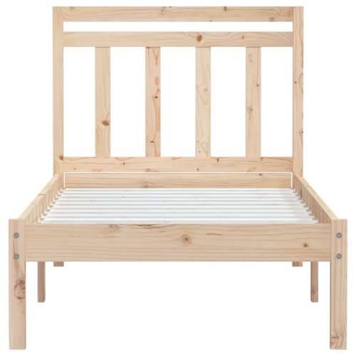 Okvir za krevet od masivnog drva 90 x 190 cm 3FT jednokrevetni Cijena