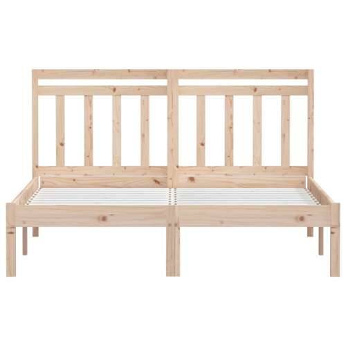 Okvir za krevet od masivnog drva 135 x 190 cm 4FT6 bračni Cijena