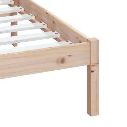 Okvir za krevet od masivnog drva 150 x 200 cm 5FT veliki bračni Cijena