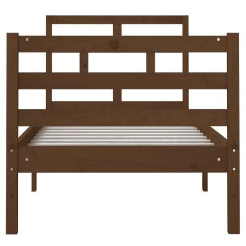 Okvir za krevet od masivnog drva boja meda 75x190 cm 2FT6 mali Cijena