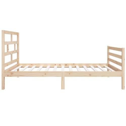 Okvir za krevet 90 x 190 cm jednokrevetni od masivnog drva - Prirodna 90 x 190 cm Cijena