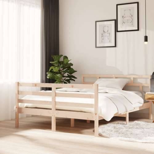Okvir za krevet od masivne borovine 140 x 190 cm