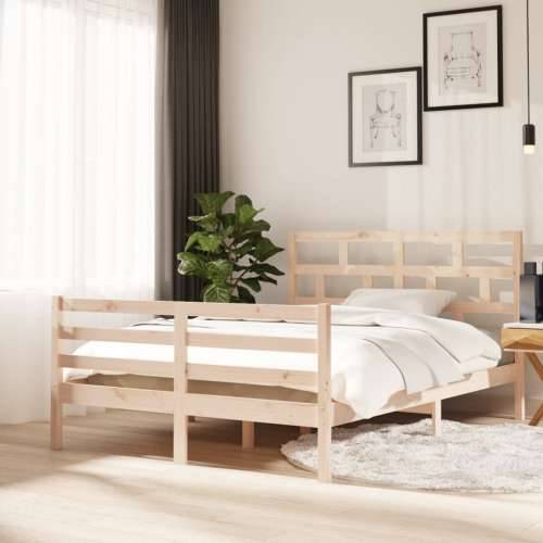 Okvir za krevet od masivne borovine 140 x 200 cm